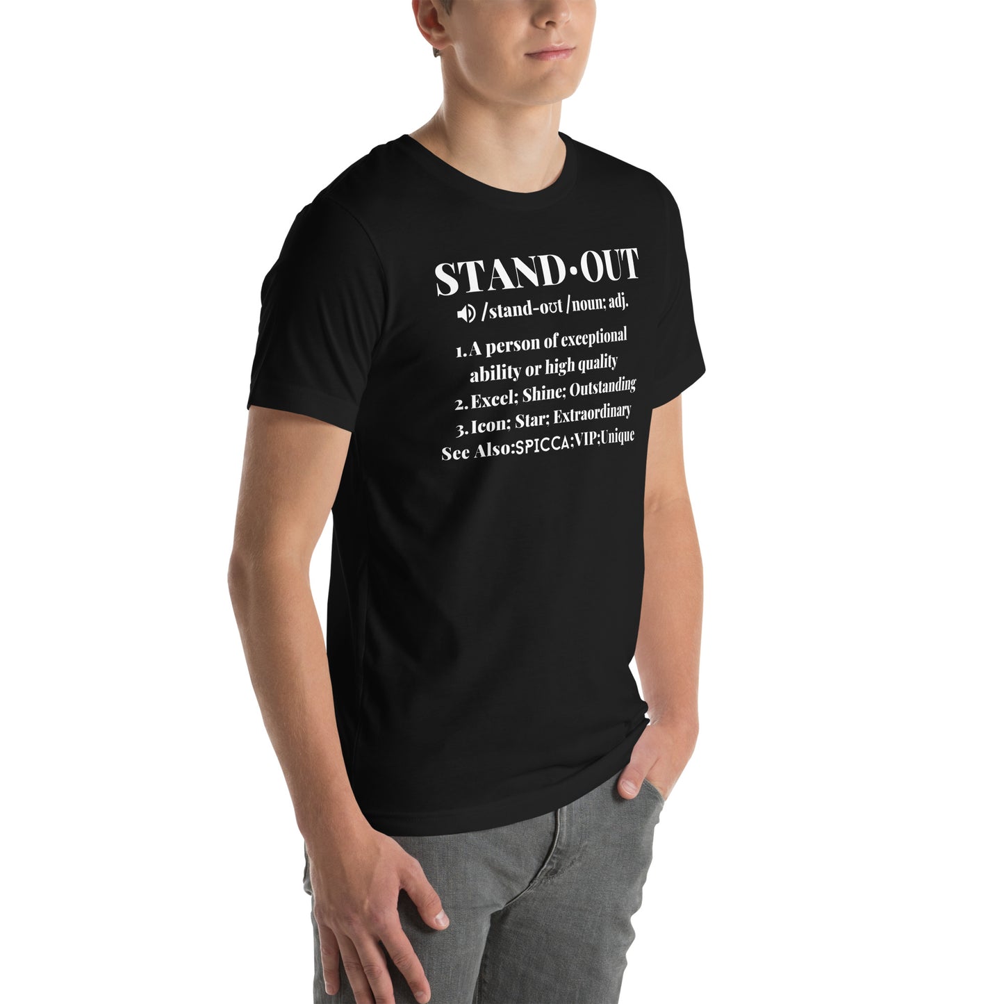 STANDOUT Definition Bella Canvas Unisex T-Shirt - Inspirational Christian Apparel