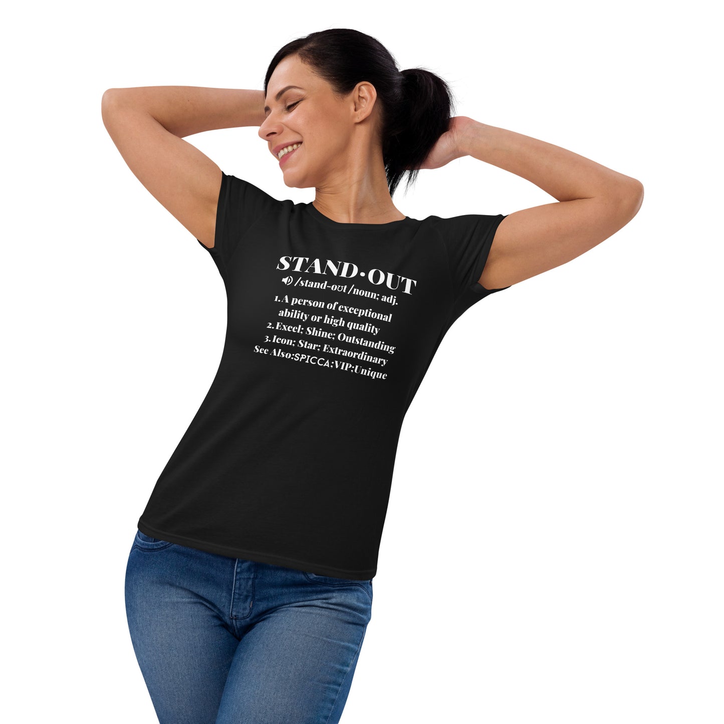 STANDOUT Definition Women's short sleeve T-Shirt - Inspirational Christian Apparel