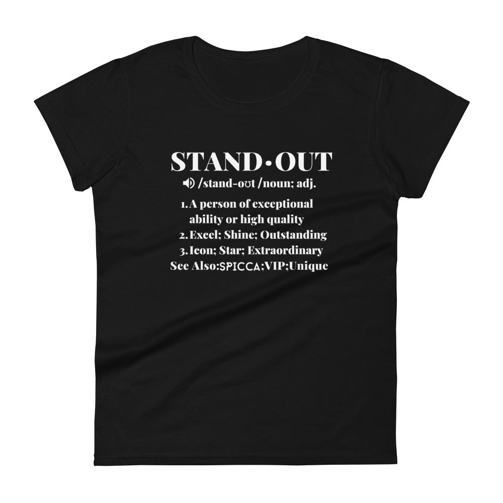 STANDOUT Definition Women's short sleeve T-Shirt - Inspirational Christian Apparel