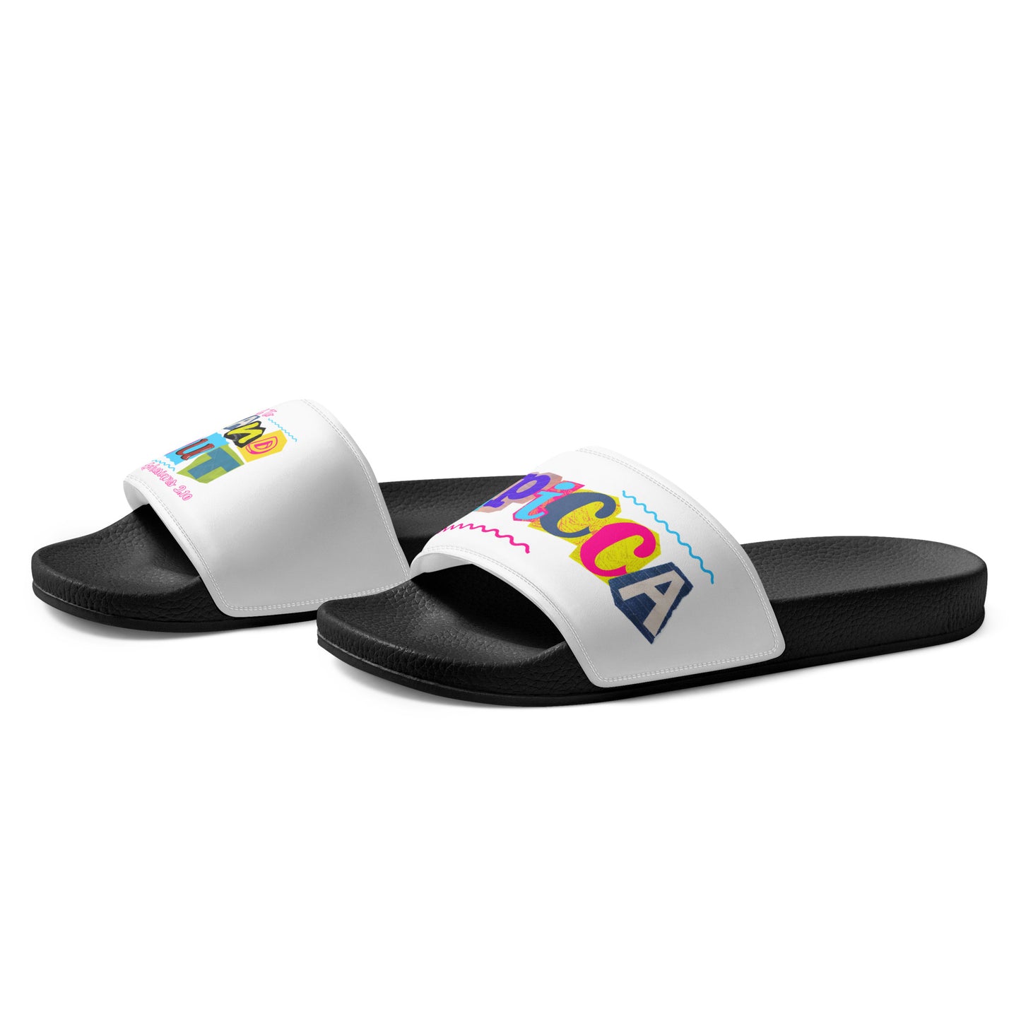 Comfortable and Stylish Created To Standout SPICCA Christian Women's Slides for Everyday Wear